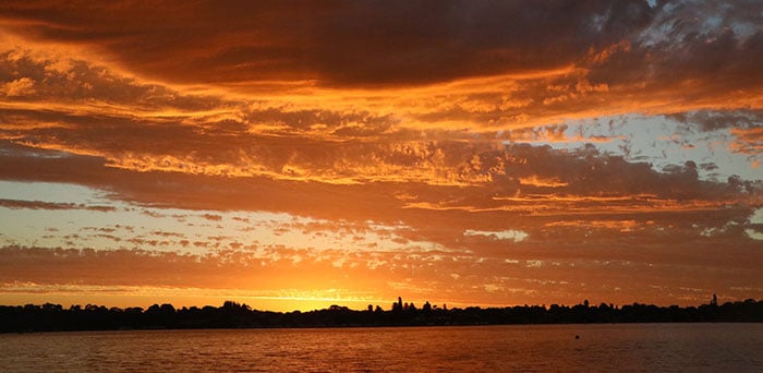 Sunset Perth Australia