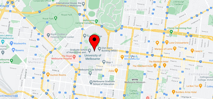 Mapa de transporte Melbourne