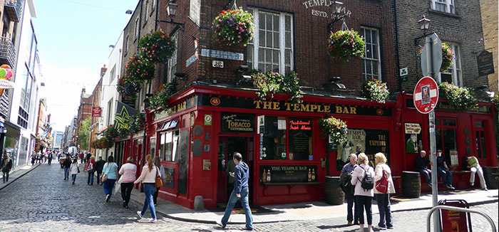 The Temple Bar para visitar después de tus clases de inglés en Irlanda